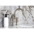 thumbnail image 4 of Kingston Brass KS2178TKL Two-Handle 4-Hole Deck Mount Bridge Bathroom Faucet with Push Pop-Up Drain in Brushed Nickel, 4 of 7