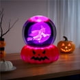 thumbnail image 2 of 3D Witch LED Night Light Table Decoration For Unique For Home Kids Light Projector for Bedroom Calming Strips Motion Night Light Battery Powe Bedroom Stuff Smart Night Light, 2 of 3
