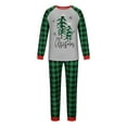 thumbnail image 2 of Holiday Outfits Matching Christmas Pajamas for Family, Cute Family Xmas PJs for Adults, Teens, Kids, Babies Sleepwear (3XL(Dad), Green), 2 of 4
