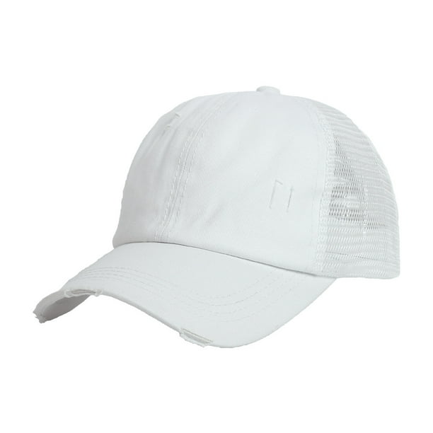 Women's Adjustable Athletic Trucker Hat Mesh Baseball Cap Dad Hat