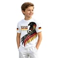 thumbnail image 3 of SNKSDGM on Sale Clearance Today Boy's Printed T Shirt Top White 4-5 Years, 3 of 5
