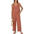 thumbnail image 5 of Pyhlmscde Linen Sets for Women 2 Piece, Womens Jumpsuit, Women 2 Piece Outfits Sets, 5 of 5