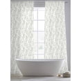 thumbnail image 4 of Sage Green Spring Floral Sheer Curtains 84 Inch Length 2 Panels Set, Summer Botanical Watercolor Voile Window Treatment Rod Pocket Curtains Sheers Drapes for Bedroom/Living Room/Kitchen 52"x84"x2, 4 of 7