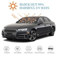 thumbnail image 4 of Kdxio Autumn Forest Print Windshield Sun Shade, Foldable Sun Blocker for Car,Truck,SUV Automotive Interior Sun Protection,Reflective Shade for Front Windshield(Medium), 4 of 6