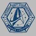 thumbnail image 2 of Men's Star Trek: Discovery Mission Certified Distressed  Graphic Tee Athletic Heather Large, 2 of 5