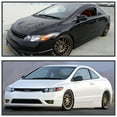 thumbnail image 2 of Spec-D Tuning Black Headlights Compatible with 2006-2011 Honda Civic Coupe 2Dr L+R Pair Head Light Lamp Assembly, 2 of 6
