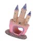 thumbnail image 1 of Resin Cartoon Castle Shape Ornaments Landscape Decoration for Aquarium Fish Reptiles Tank, 1 of 5