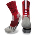 thumbnail image 1 of Peformance Training Crew Socks | Elite Athletic Quality for Running, Cycling, Dead Lifting, Cross Training, and Sports [Large - Red], 1 of 2