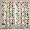thumbnail image 2 of Ambesonne Sports Themed Valance & Curtain, Colorful Active Life, 55"x36", Multicolor, 2 of 6