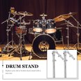 thumbnail image 2 of 1 Paire Support de Tambour Tom Support d'Instrument de Percussion, 2 of 9