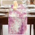thumbnail image 3 of Table Runners 72 Inches Long Dress Scarves, Pink Ombre Farmhouse Kitchen/Dining Table Runner, Coffee Tablerunners, Gradient Abstract Art Vintage 14x72 Inch, 3 of 9