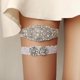 thumbnail image 5 of Precioso cinturón liguero para pierna de boda con perlas y diamantes de imitación. Regalo de lencería. Algo para la novia. Banda sexy de lentejuelas y encaje, 2 piezas, 5 of 5
