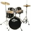 World Tour Junior Complete 5 Piece Drum Set - Gloss Black