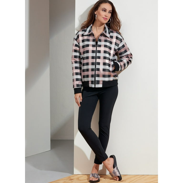 Vogue Sewing Pattern V1877 - Unisex Bomber Jacket, Size: XM