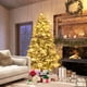 thumbnail image 3 of Árbol de Navidad flocado preiluminado Costway 180 cm 260 luces LED 1415 puntas de ramas, 3 of 5