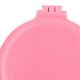 thumbnail image 5 of Mini Folding Mirror Hair Brush Home Travel Portable Round Pocket Cushion Hair Brush for Straight Curly Hair Light Pink, 5 of 5