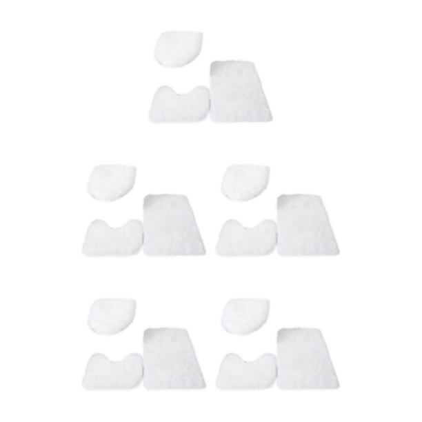 Juego de alfombrillas de baño Matsuzay de absorción de agua fuerte 3 paquetes Blanco