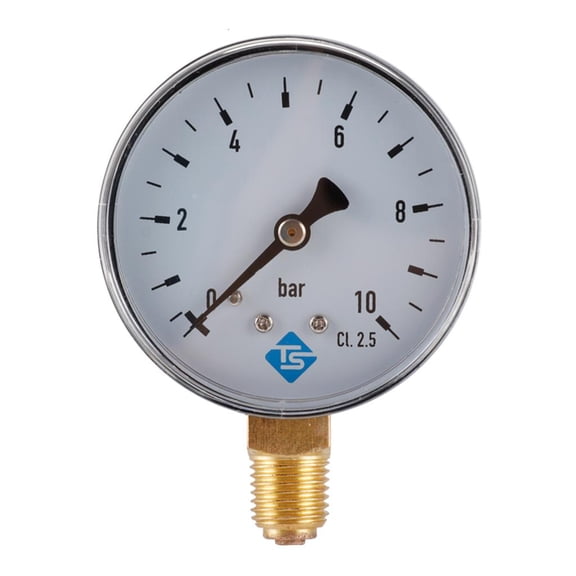 CEORPER 1/4" NPT Thread Mini Low Pressure Meter Pressure Single Scale Manometer for Air