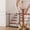 Brown, variant on Ophanie Extra Wide Metal Baby Safety Gate for Stairs and Doorways, Fits 29.6" to 39.1" Wide, 28" Tall, Pressure Mounted Dog Pet Gate, White