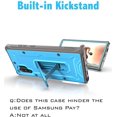 thumbnail image 4 of ArmadilloTek Vanguard Case Compatible with Samsung Galaxy Note10+ Plus Military Grade Full-Body Rugged with Built-in Kickstand [Screenless Version] - Blue, 4 of 5