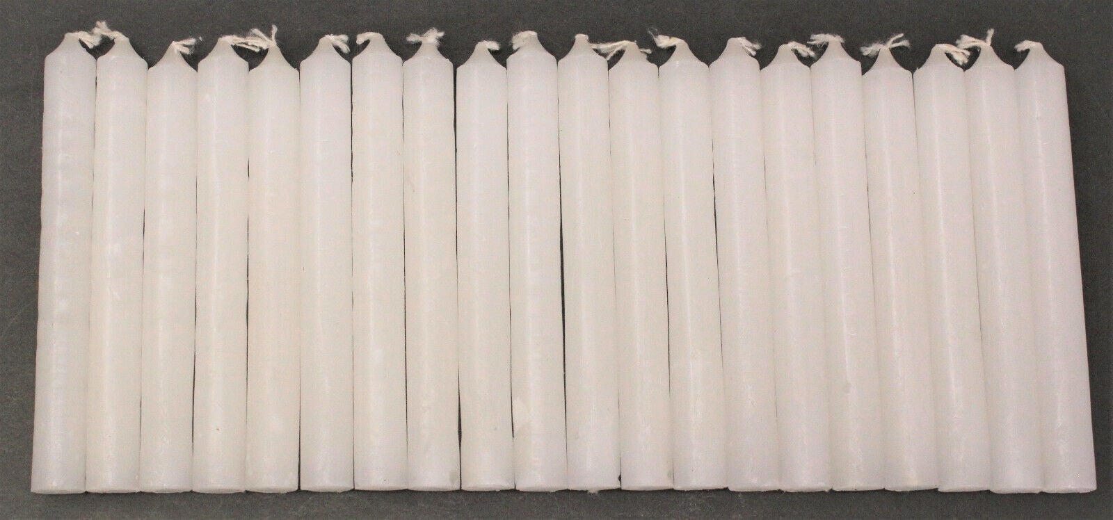 Set of 20 White Candles Mini 4" long candles for candlesticks