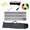 thumbnail image 1 of Beach Volleyball Net Football Net Badminton Net with Stand Package Bag for Backyard Outdoor Portable, 1 of 5