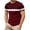 Red, variant on Afdoent Mens T-Shirt Male Casual T Shirts Everyday Wear Loose Fitting Color Block Design Summer And Paired With Casual Pants Machine Washable Soft Comfort Tee Shirts