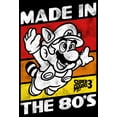 thumbnail image 2 of Men's Nintendo Raccoon Mario Made in the 80's  Pull Over Hoodie Black X Large, 2 of 4