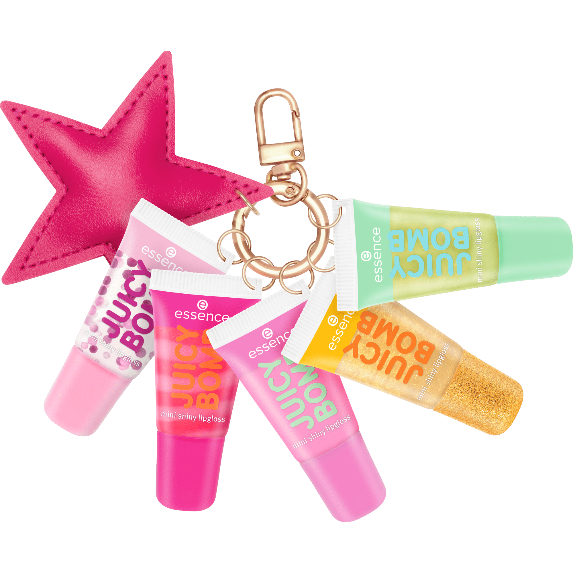 essence JUICY BOMB mini shiny lipgloss set 01 Holiday Happiness