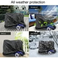 thumbnail image 6 of Waterproof Scooter Cover,74.8x28x46In Mobility Scooter Storage Cover,Polyester Wheelchair Storage Protector from Dust,Rain,Sun,Snow, 6 of 6