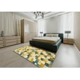 thumbnail image 5 of Ahgly Company Machine Washable Indoor Rectangle Abstract Dark Almond Brown Area Rugs, 7' x 10', 5 of 7