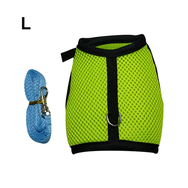 Ruiboury Small Pet Harness With Multiple Colors Available Breathable And Lightweight Fruit Green L