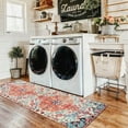 thumbnail image 2 of Wonnitar 2'x6' Washable Kitchen Runner Rug,Hallway Entryway Runner Rug, Oriental Medallion Distressed Non-Slip Mat, Bohemian Low-Pile Floor Carpet Runner for Bathroom Laundry Bedside, 2 of 6