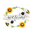 thumbnail image 1 of Bienvenida De Hierro, Corona De Metal, Colgante De Girasol, Tablero De Bienvenida, Adorno De Pared Para Bar, Cafetería, Tienda, Decoración De Puerta sonducket HA041280-02, 1 of 6