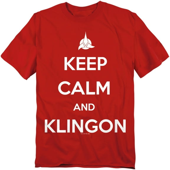 Star Trek - Calm Klingon - Short Sleeve Shirt - XXXX-Large