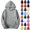 B-Gray, variant on Hoodie for Man Casual Fashionable Long Sleeved Hooded Pocket Top Long Sleeve Hooded Pullover Sweatshirts Blouse