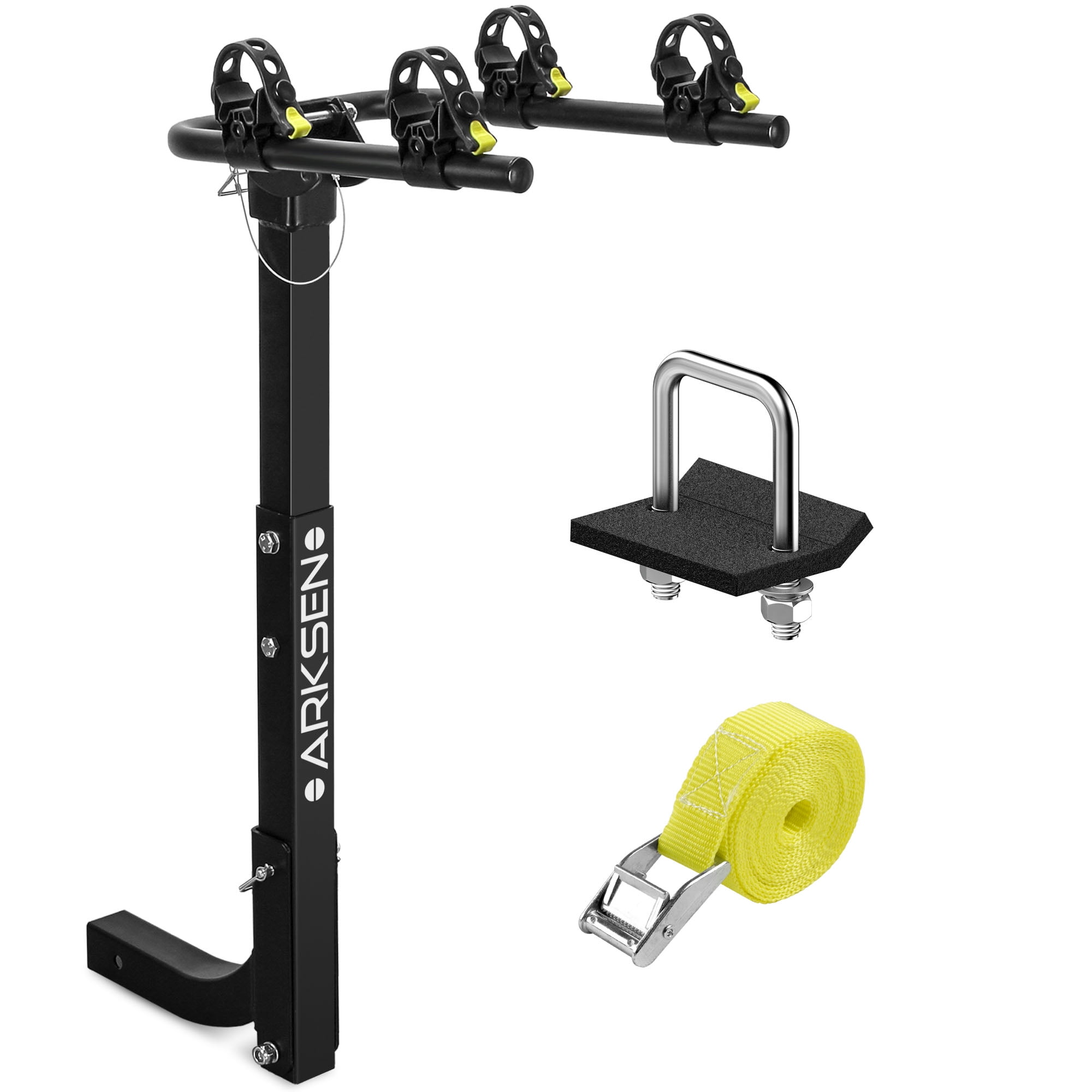 Arksen Premium Bike Carrier Rack Hitch Mount Swing Down Bicycle Rack