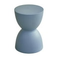 thumbnail image 4 of Lipstore Tabouret Rond pour les Pieds Tabouret Moderne pour Changer de Chaussures pour Chambre de Bébé Salon Salle de Jeux Gris Bleu, 4 of 8