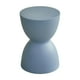 thumbnail image 4 of Taburete pequeño redondo para cambiar zapatos, mueble multiusos sencillo y elegante. Gris azul, 4 of 9