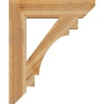 thumbnail image 3 of Ekena Millwork 6"W x 30"D x 36"H Merced Slat Rough Sawn Bracket, Western Red Cedar, 3 of 4