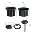 thumbnail image 6 of Sun umbrella base bracket accessories plastic pipe sleeve fixing screws, 6 of 8