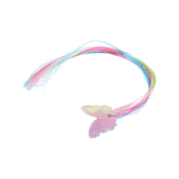 Unique Bargains 1 Pcs Fashion Butterfly Wig Braiding Clip for Girls Colorful