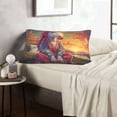 thumbnail image 6 of Xecao Meditating Cute Horse for Decorative Throw Pillow Case for Couch,Sofa or Bed Set,Pillow Cover for Sofa Home Decor Ideal Gift-14"x20", 6 of 6