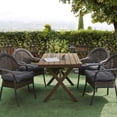 thumbnail image 4 of Paquete de 4 almohadillas para sillas de patio Sweet Home Collection Premium, 19 x 19 cm, 4 of 4