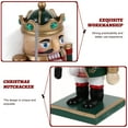 thumbnail image 6 of Gymnture christmas Wooden Christmas Nutcracker Soldier Tabletop Decoration, 6 of 10