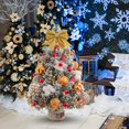 thumbnail image 5 of 2FT Mini Tabletop Christmas Tree with Timer Lights, Artificial Christmas Trees with 24 Pcs Ball Ornament Xmas Tree for Home Office Fireplace Christmas Ornaments, 5 of 5