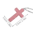 thumbnail image 2 of unbranded 2Ud Colgante Cruz Rosa Para Espejo Retrovisor Con Elegante En, 2 of 8
