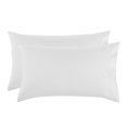 thumbnail image 1 of White Pillowcase 51*66cm Set of 2 Pillowcases 51*66cm Square in Brushed Microfiber, Pillow Cover Pillow Cushion with its Flap Closure (without Zipper), 1 of 5