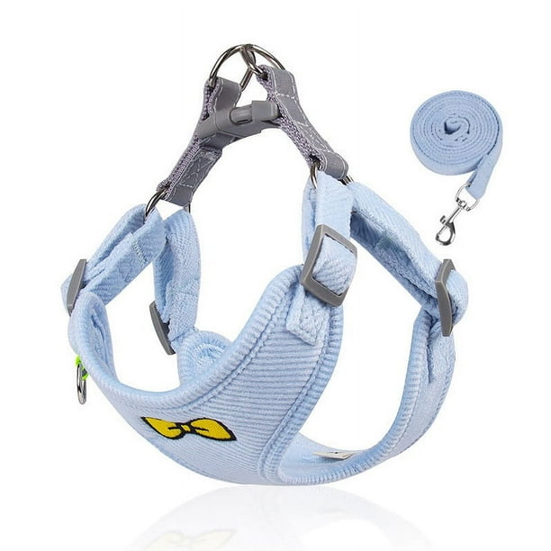 Arnés para perros pequeños con cuerda de tracción, chaleco para perros, correa para el pecho, cuerda para perros, suministros para mascotas