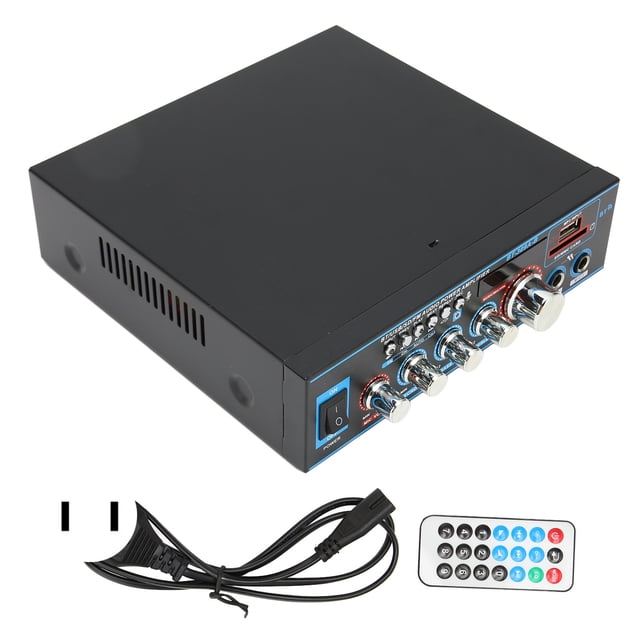 Mini amplificador de sonido Bluetooth, mini amplificador digital Bluetooth Mini amplificador de potencia Bluetooth Amplificador de sonido estéreo Bluetooth resistente y resistente
